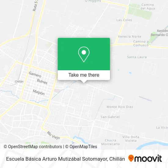 Escuela Básica Arturo Mutizábal Sotomayor map