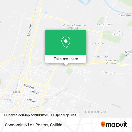 Condominio Los Poetas map