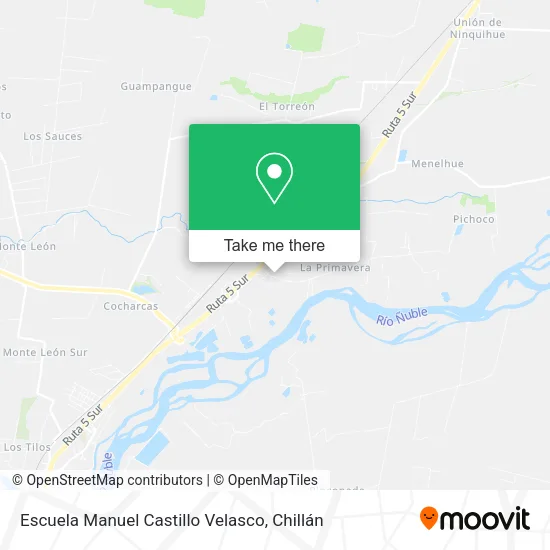 Mapa de Escuela Manuel Castillo Velasco