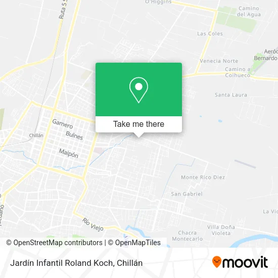Jardín Infantil Roland Koch map