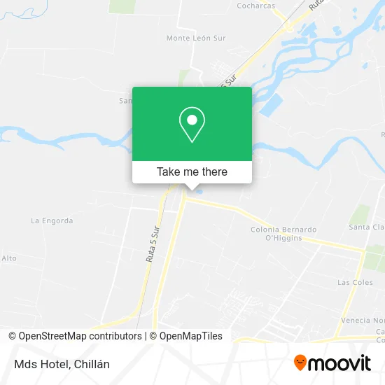 Mapa de Mds Hotel