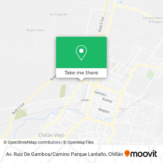 Av. Ruiz De Gamboa / Camino Parque Lantaño map