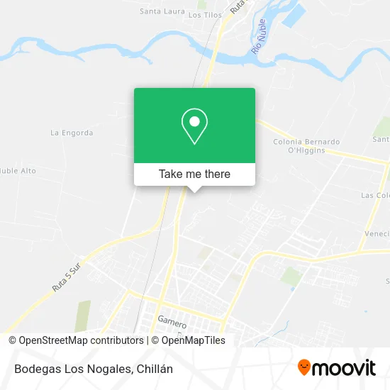 Bodegas Los Nogales map