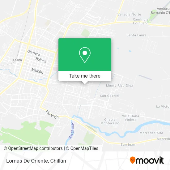 Lomas De Oriente map