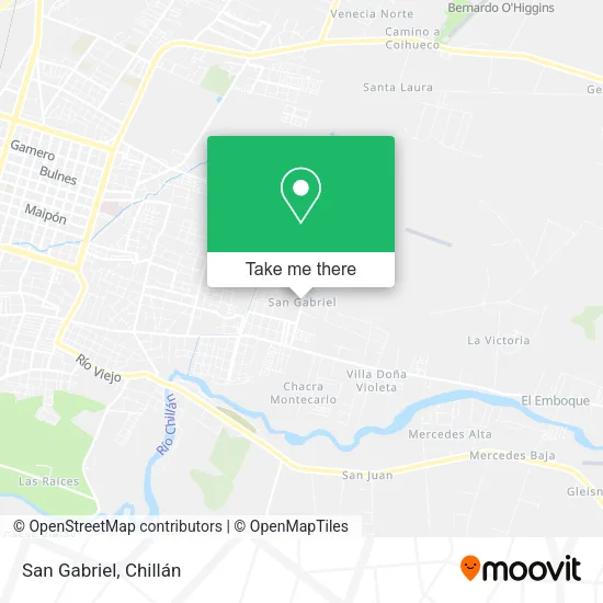 San Gabriel map