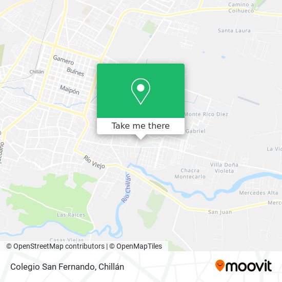 Colegio San Fernando map
