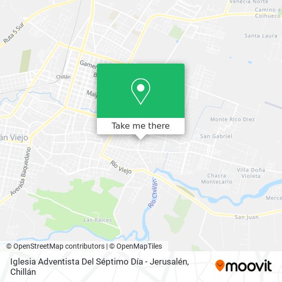Iglesia Adventista Del Séptimo Día - Jerusalén map