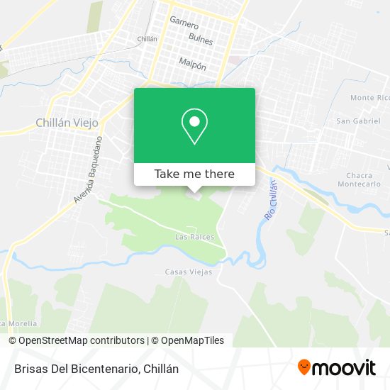 Brisas Del Bicentenario map