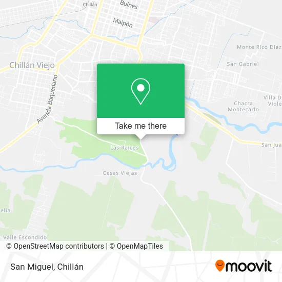 San Miguel map
