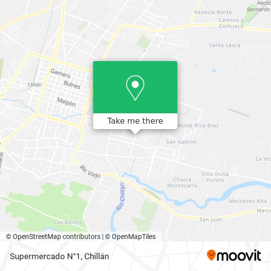 Supermercado N°1 map