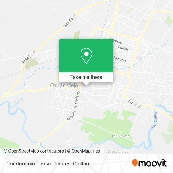 Mapa de Condominio Las Vertientes