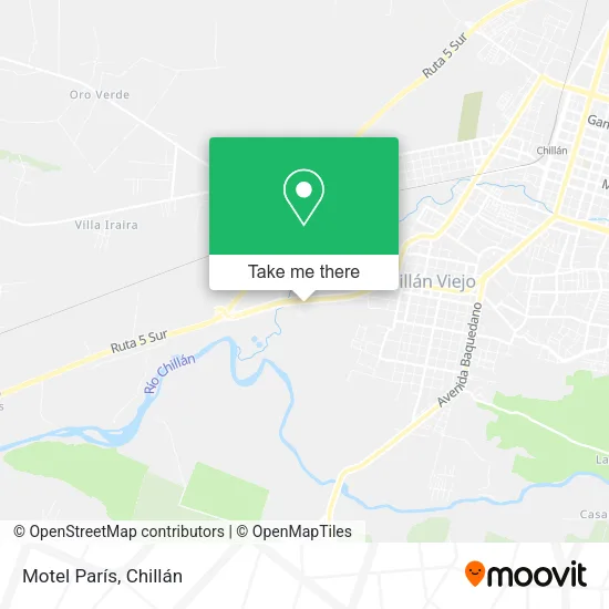 Motel París map