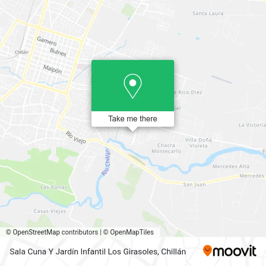 Sala Cuna Y Jardín Infantil Los Girasoles map