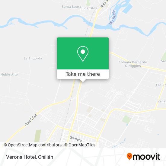 Verona Hotel map