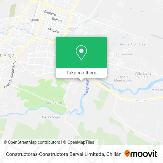 Constructoras-Constructora Berval Limitada map