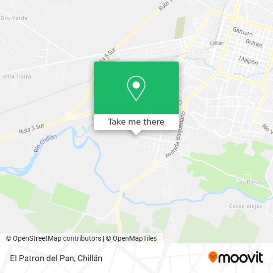 El Patron del Pan map