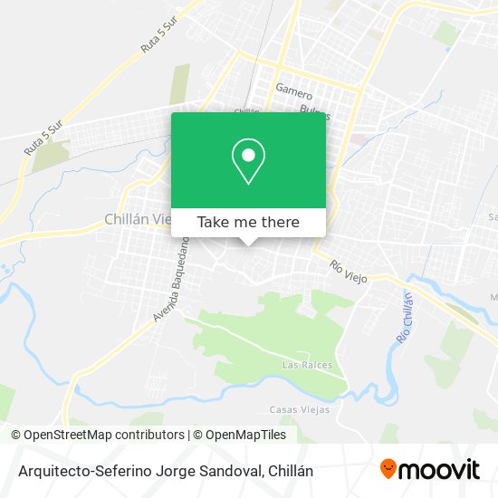 Mapa de Arquitecto-Seferino Jorge Sandoval