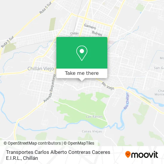 Transportes Carlos Alberto Contreras Caceres E.I.R.L. map
