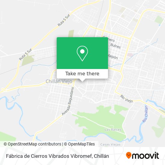 Fábrica de Cierros Vibrados Vibromef map