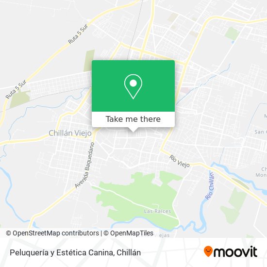 Peluquería y Estética Canina map