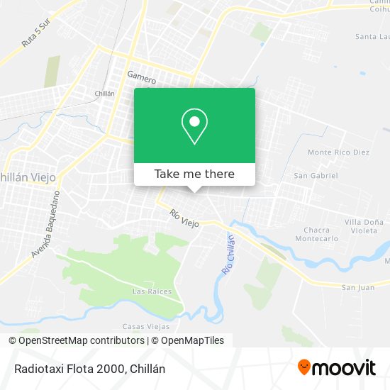 Radiotaxi Flota 2000 map