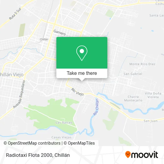 Radiotaxi Flota 2000 map