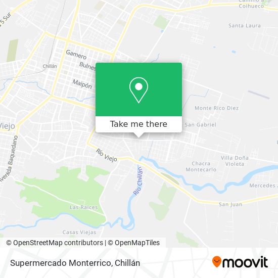 Supermercado Monterrico map