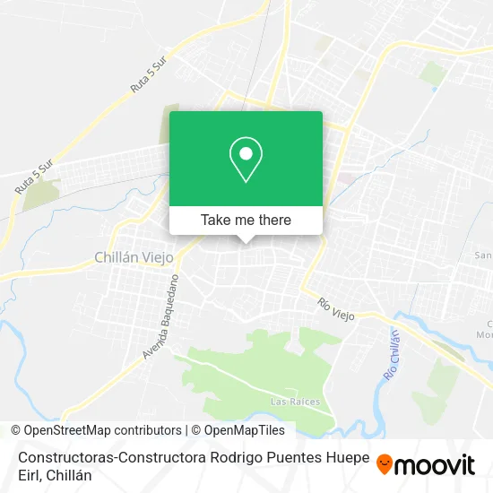 Constructoras-Constructora Rodrigo Puentes Huepe Eirl map