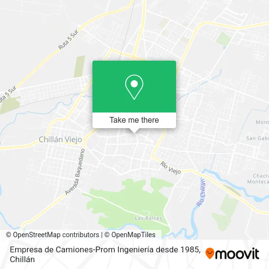 Empresa de Camiones-Prom Ingeniería desde 1985 map