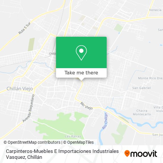 Carpinteros-Muebles E Importaciones Industriales Vasquez map