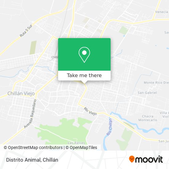 Distrito Animal map