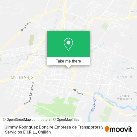 Mapa de Jimmy Rodriguez Donaire Empresa de Transportes y Servicios E.I.R.L.