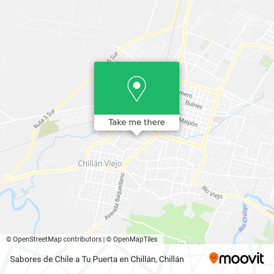 Sabores de Chile a Tu Puerta en Chillán map