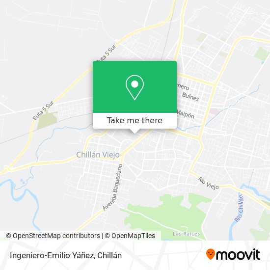 Ingeniero-Emilio Yáñez map