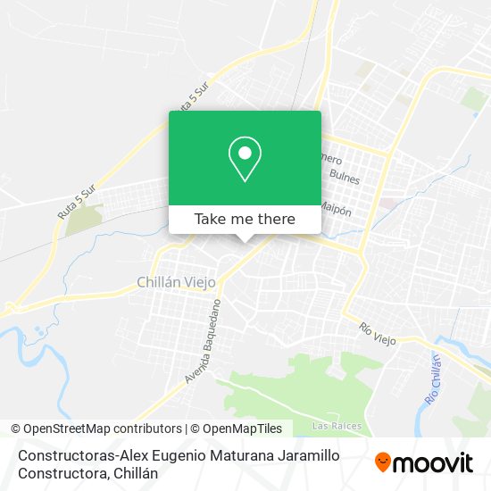 Constructoras-Alex Eugenio Maturana Jaramillo Constructora map