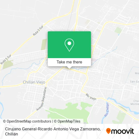 Mapa de Cirujano General-Ricardo Antonio Vega Zamorano