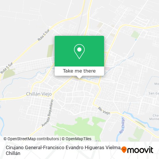 Cirujano General-Francisco Evandro Higueras Vielma map