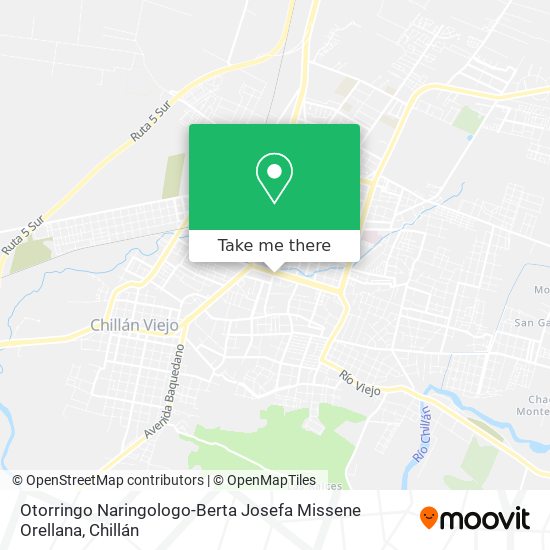 Otorringo Naringologo-Berta Josefa Missene Orellana map