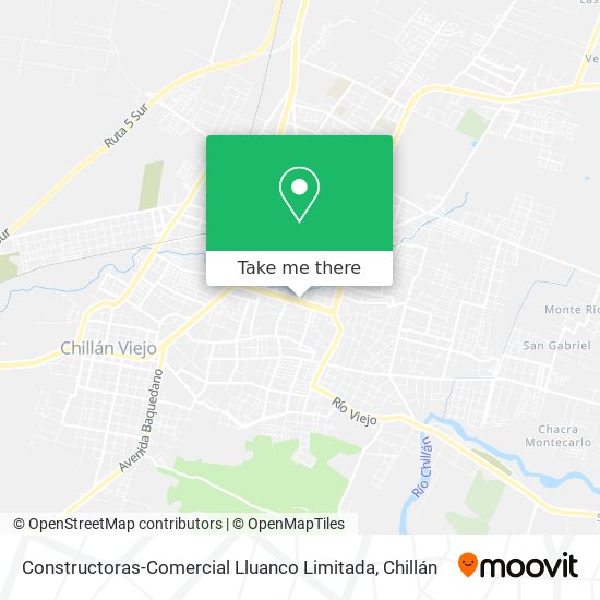 Constructoras-Comercial Lluanco Limitada map