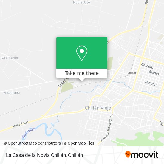 La Casa de la Novia Chillán map