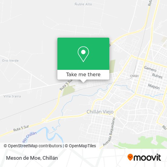 Meson de Moe map