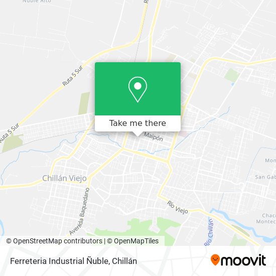 Ferreteria Industrial Ñuble map