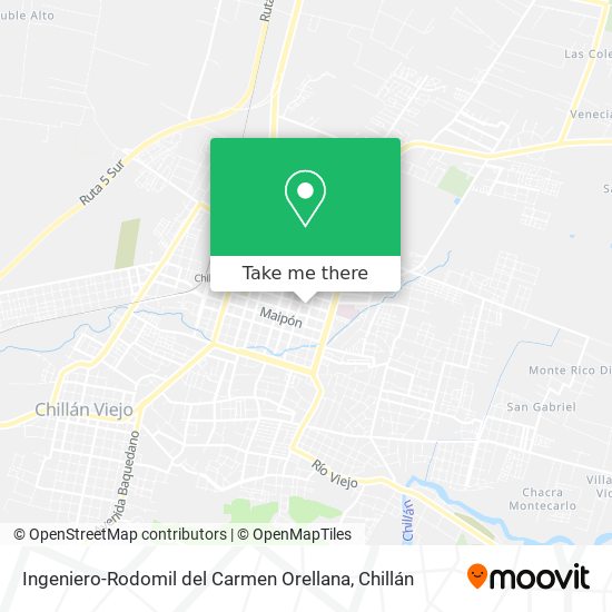 Ingeniero-Rodomil del Carmen Orellana map