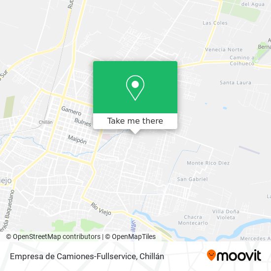 Empresa de Camiones-Fullservice map