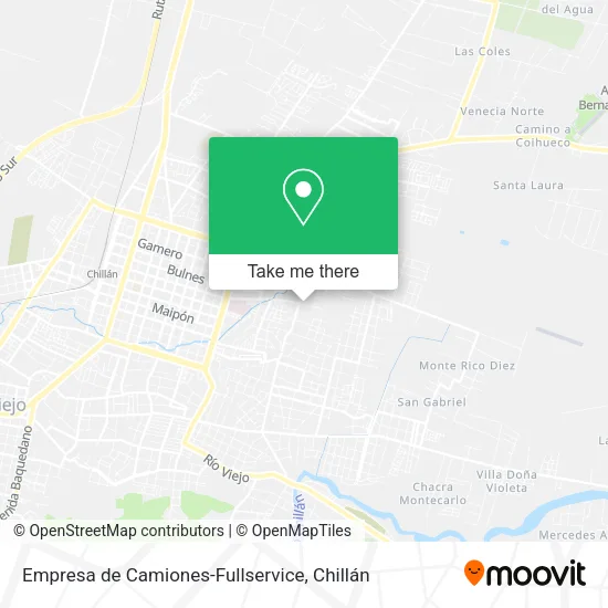 Empresa de Camiones-Fullservice map