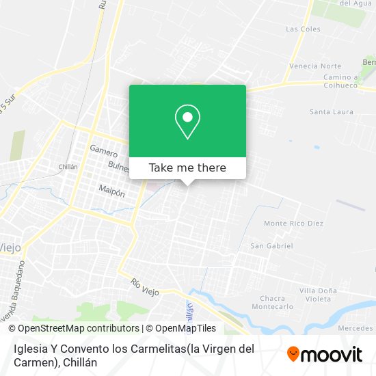 Iglesia Y Convento los Carmelitas(la Virgen del Carmen) map