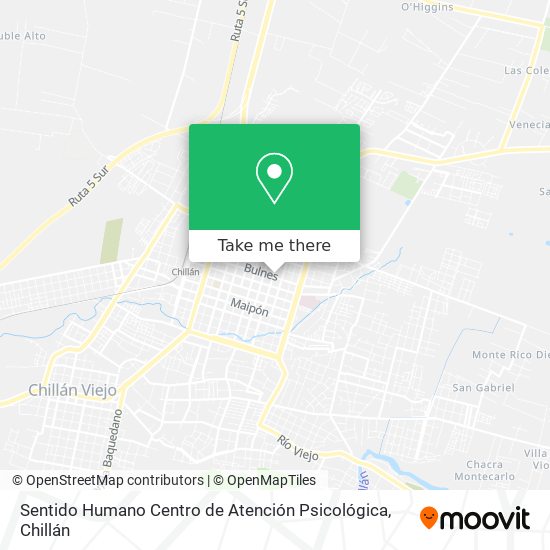 Sentido Humano Centro de Atención Psicológica map