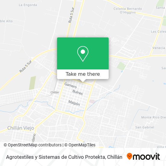 Agrotextiles y Sistemas de Cultivo Protekta map