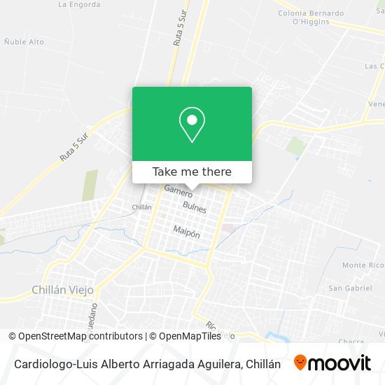 Cardiologo-Luis Alberto Arriagada Aguilera map