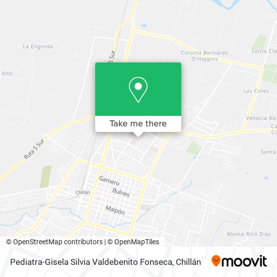 Pediatra-Gisela Silvia Valdebenito Fonseca map